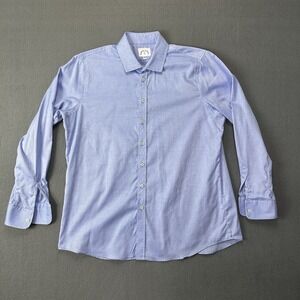 Kirrin Finch Shirt Womens 16 Blue Button Up Androgynous